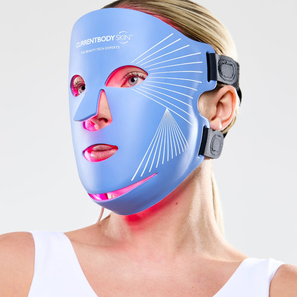 CurrentBody Skin LED Ansigtsmaske med Blåt Lysterapi: Serie 2