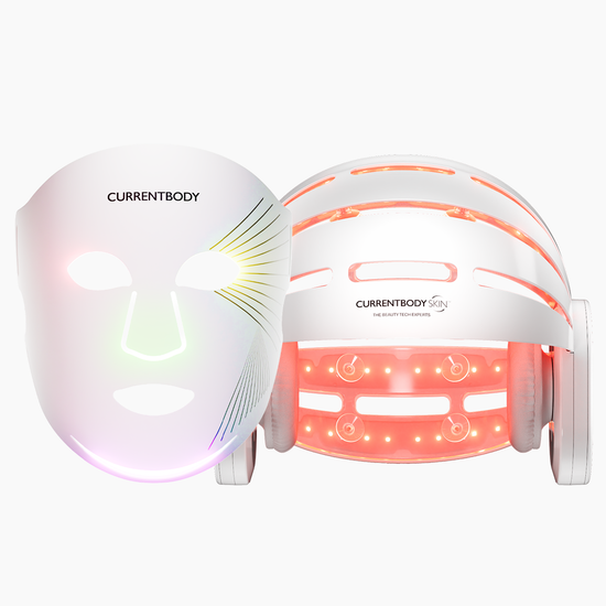CurrentBody Skin LED Hårvæksthjelm & LED Ansigtsmaske: Serie 3