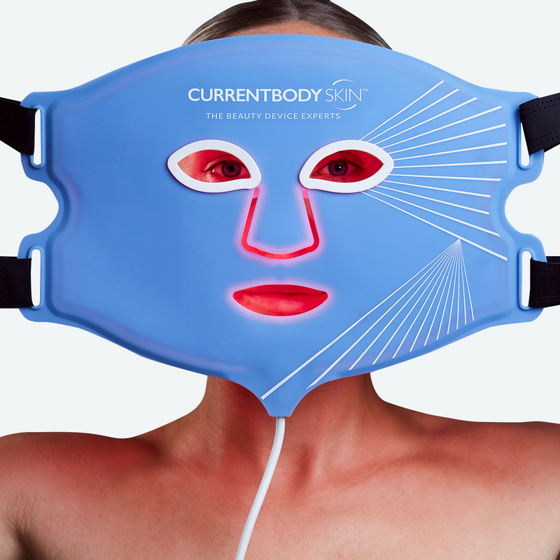 CurrentBody Skin LED Ansigtsmaske med Blåt Lysterapi: Serie 2