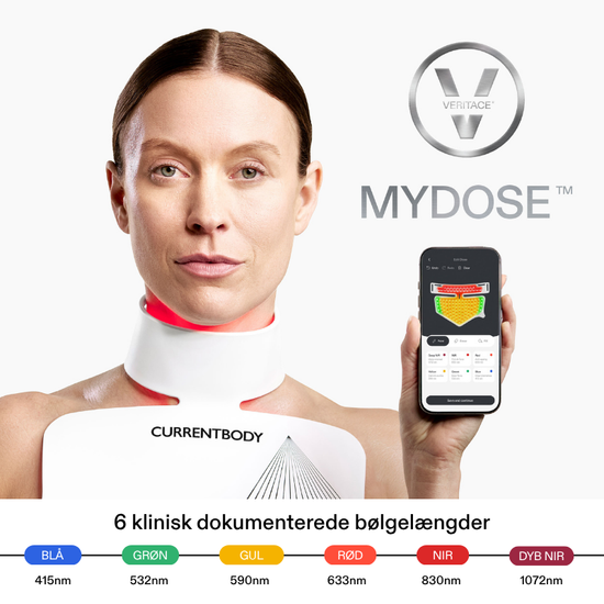 CurrentBody Skin LED-hals- og dekolletémaske: Serie 3