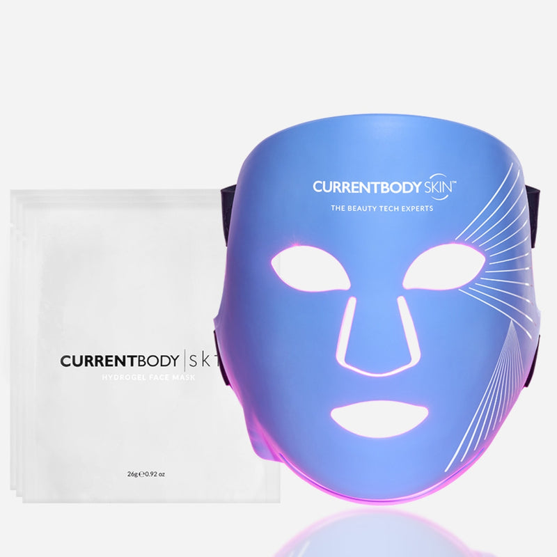 CurrentBody Skin LED Ansigtsmaske med Blåt Lysterapi: Serie 2