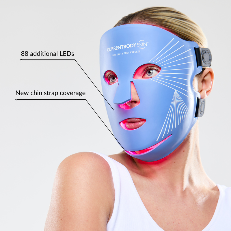 CurrentBody Skin LED Ansigtsmaske med Blåt Lysterapi: Serie 2