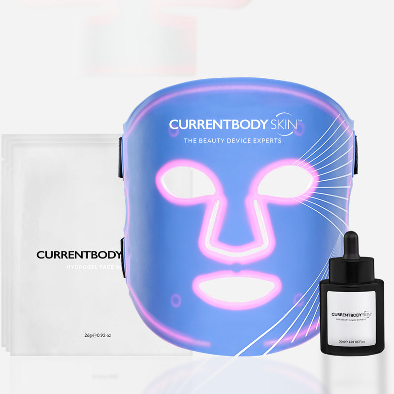 CurrentBody Skin LED Ansigtsmaske med Blåt Lysterapi: Serie 2