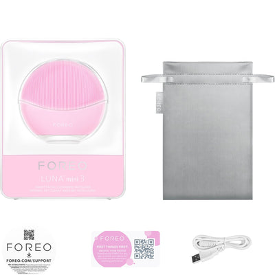 Hvad pakken indeholder med FOREO LUNA Mini 3