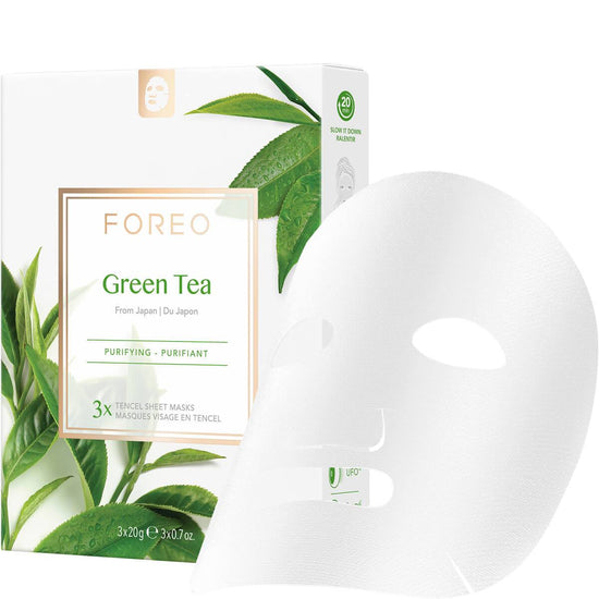 FOREO Green Tea Rensende ansigtsmaske i ark