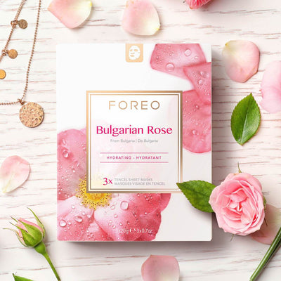 Ansigtsmaske med rosenvand fra FOREO 