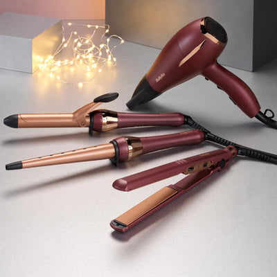 BaByliss Berry Crush 230 Glattejern, hårtørrer og krøllejern