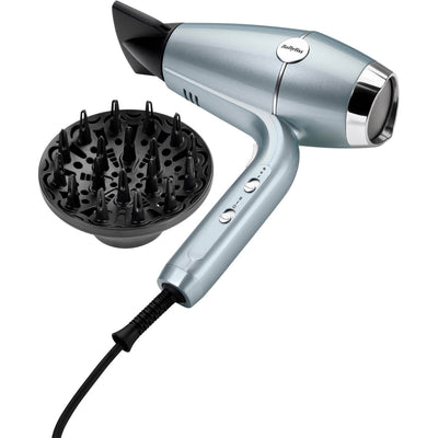 BaByliss 2100W Hydro-Fusion Hårtørrer og diffuser