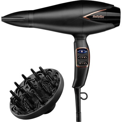 BaByliss Salon Air Brilliance Hårtørrer og diffuser