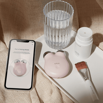 NuFACE Mini+ Startpakke til toning af ansigtet og NuFace's app