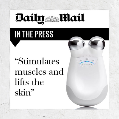 Press omtale fra Daily Mail omkring NuFACE Trinity
